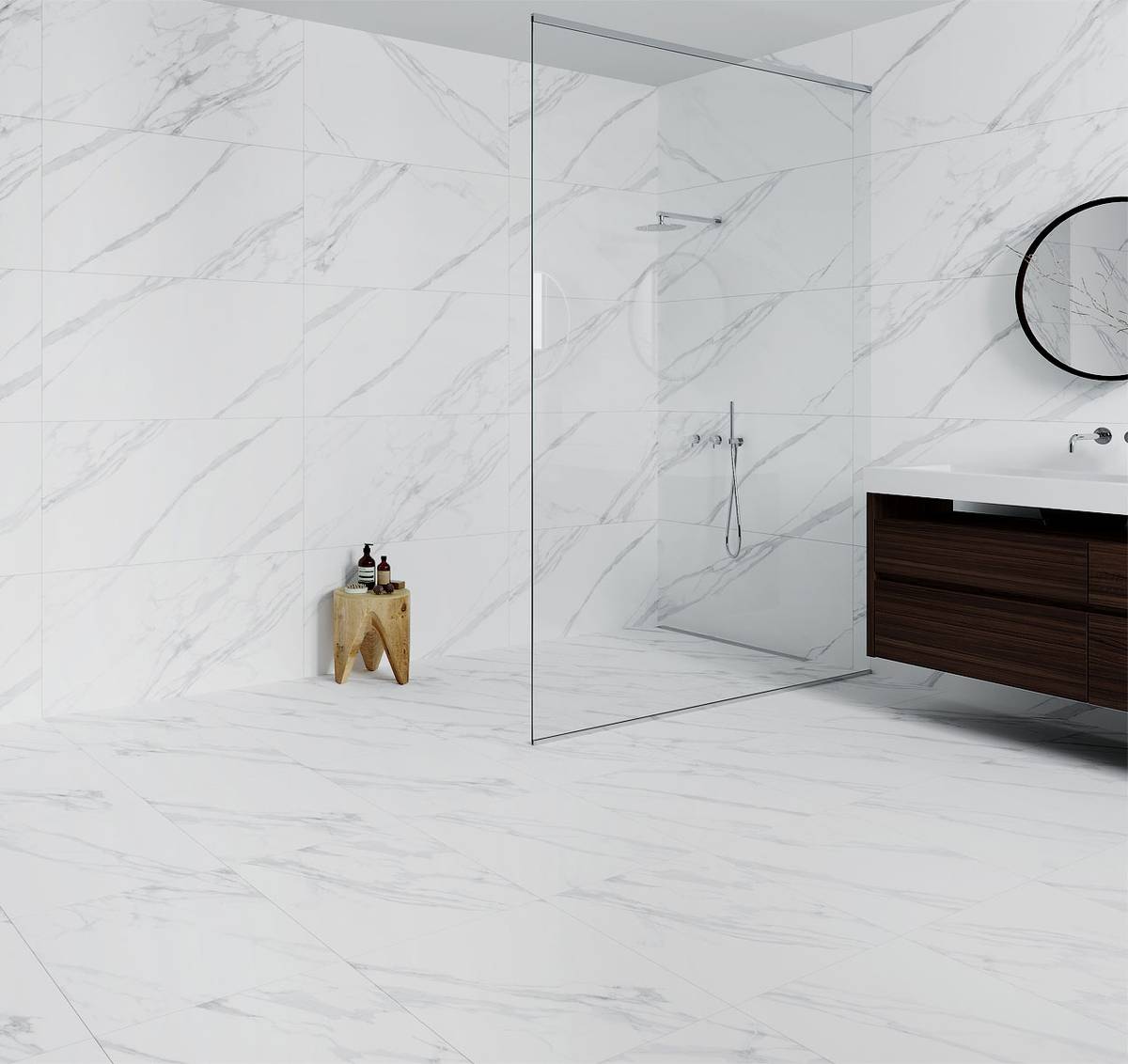 Staro Silk Statuario Calipso Керамогранит Staro Silk Statuario Calipso 60x120 матовый белый мрамор